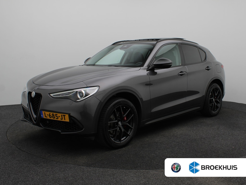 Alfa Romeo Stelvio 2.0 T AWD B-Tech 280 Pk | Panoramisch schuifdak | Elek. stoelen | Stoel en stuurverwarming | Adaptive Cruise Control | Dodehoekdetectie | Elek. achterklep