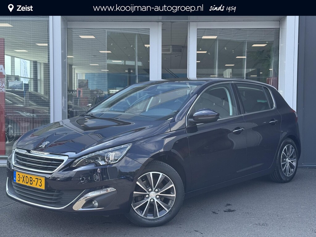 Peugeot 308 1.6 THP Première | Distributie vervangen | Helder Panoramisch dak | Trekhaak | Navigatie | Adaptive cruise control | Climate control | Keyless Entry- & Start | Parkeersensoren |