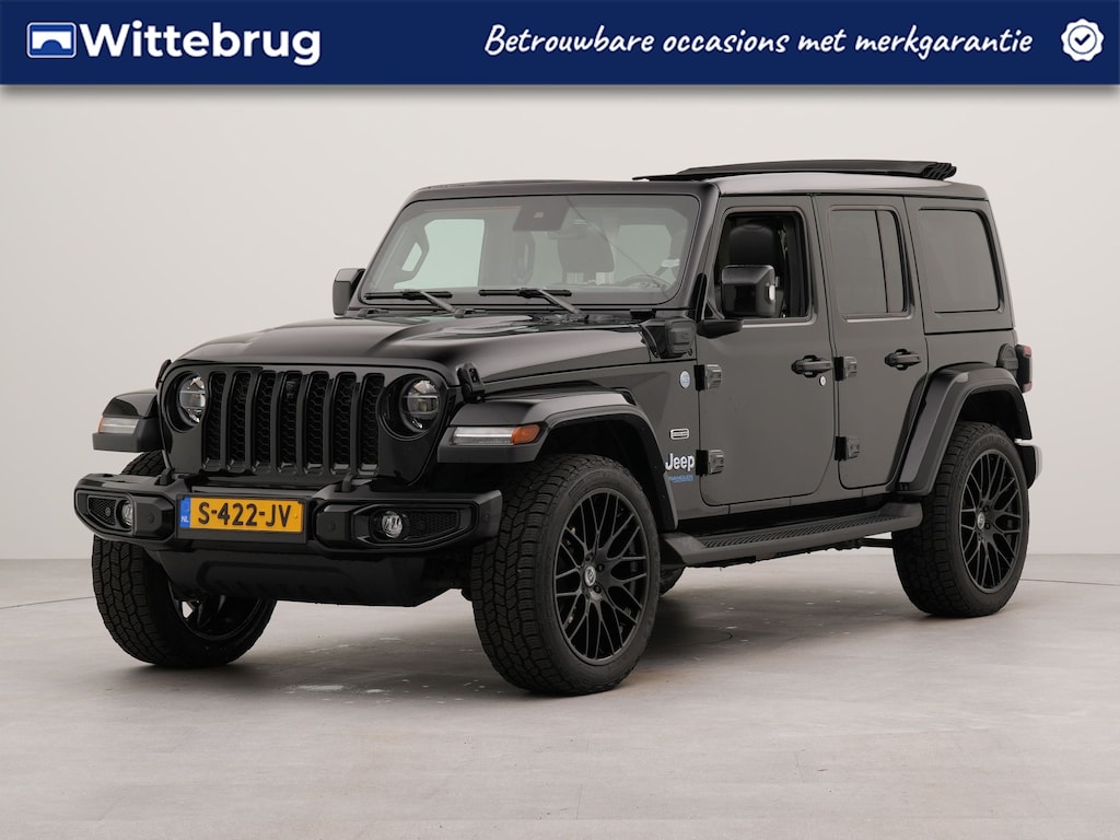 Jeep Wrangler Unlimited 4xe 380 PHEV Sahara | Open Dak | Leder | Stuur- & Stoelverwarming