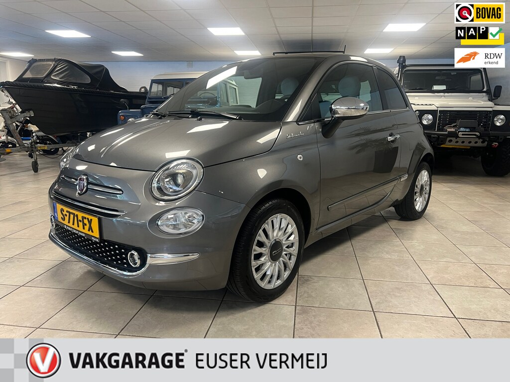 Fiat 500 1.0 Hybrid Dolcevita Lederen bekleding, Panoramdak, Navigatie.