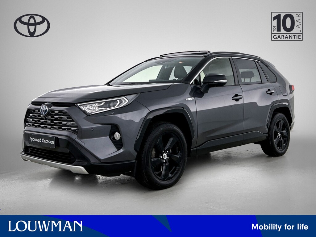 Toyota RAV4 2.5 Hybrid AWD Bi-Tone | Schuif/kantel dak | 360 Camera | Stoelverwarming | Trekhaak | 1650KG Trekgewicht | Dodehoek detectie |  Elektrische achterklep |