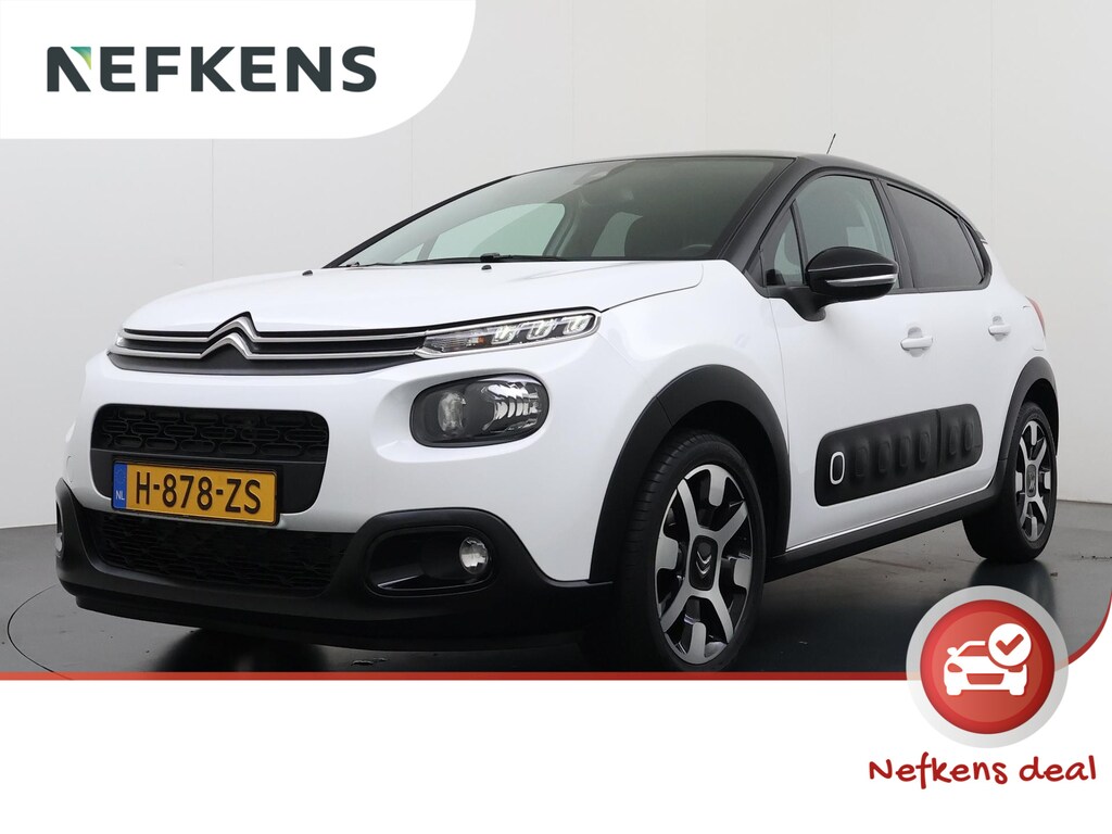 Citroën C3 Shine 82pk | Navigatie | Automatische airco | Camera achter | Parkeersensoren | Cruise control | In hoogte verstelbare bestuurdersstoel | Lichtmetalen velgen 17 inch