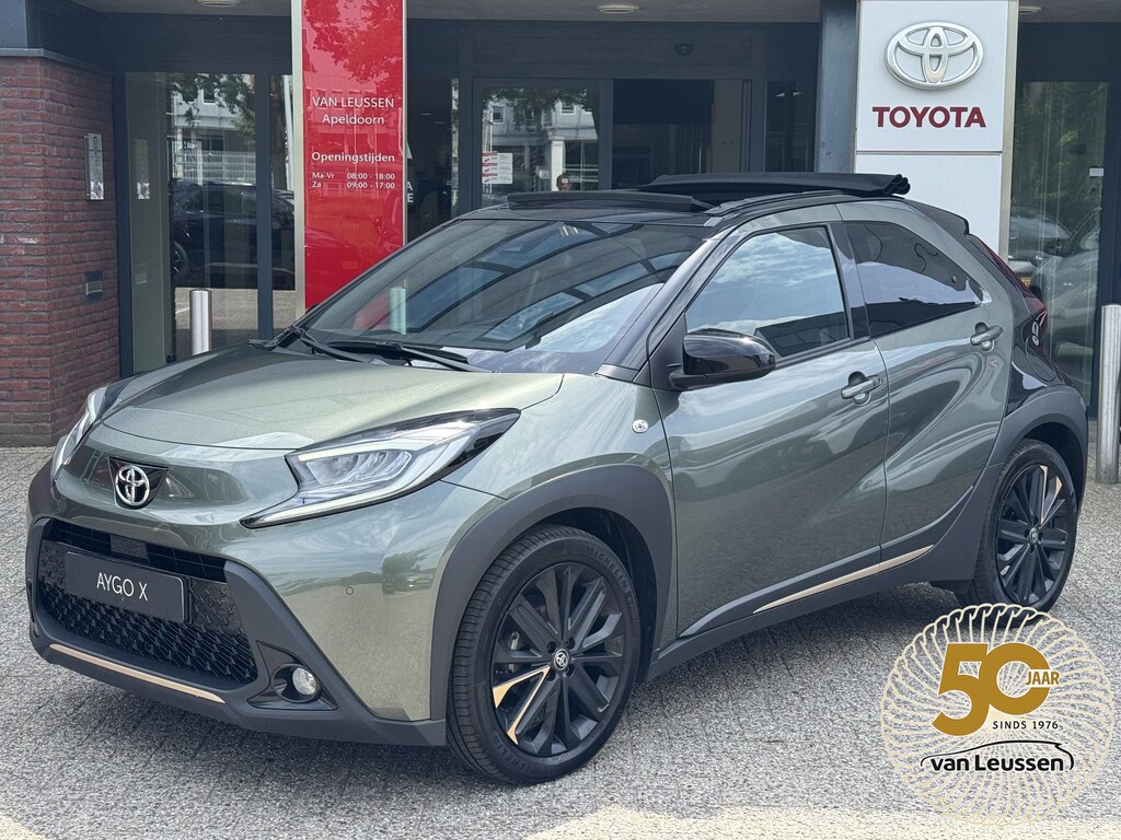 Toyota Aygo X PREMIUM CABRIO KEYLESS PARK-SENSOREN STOELVERWARMING APPLE/ANDROID LM-VELGEN 18"