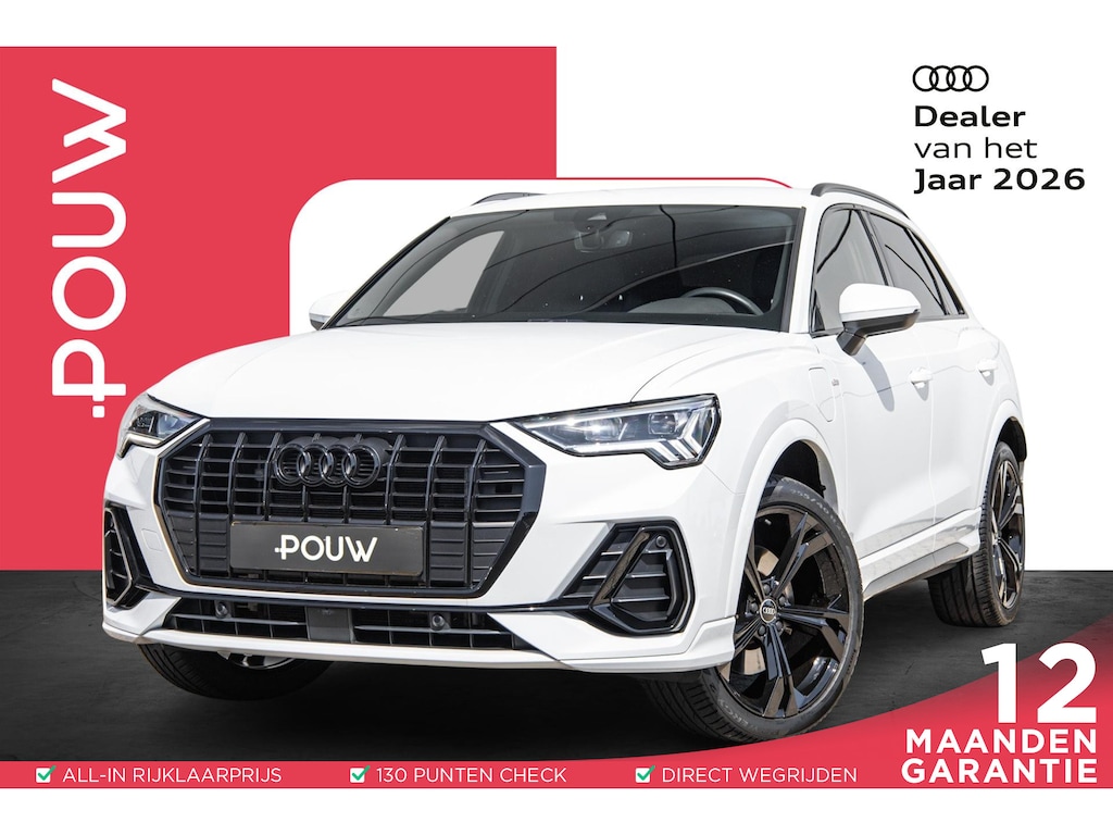 Audi Q3 45 TFSIe 245pk PHEV S Edition | Camera | Elek. Stoelen | Matrix LED | Adaptive Cruise | 20" Velgen