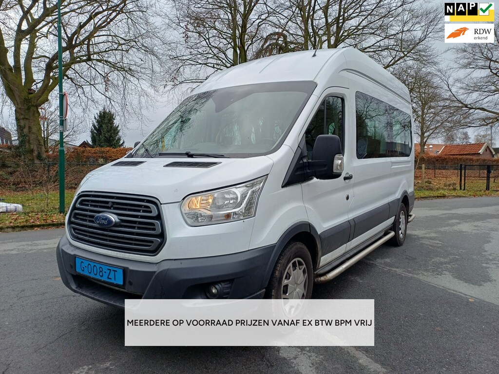 Ford Transit 350 2.0 TDCI L3H2 ROLSTOELBUS /LIFT/AUTOMAAT/EURO6/9PERS