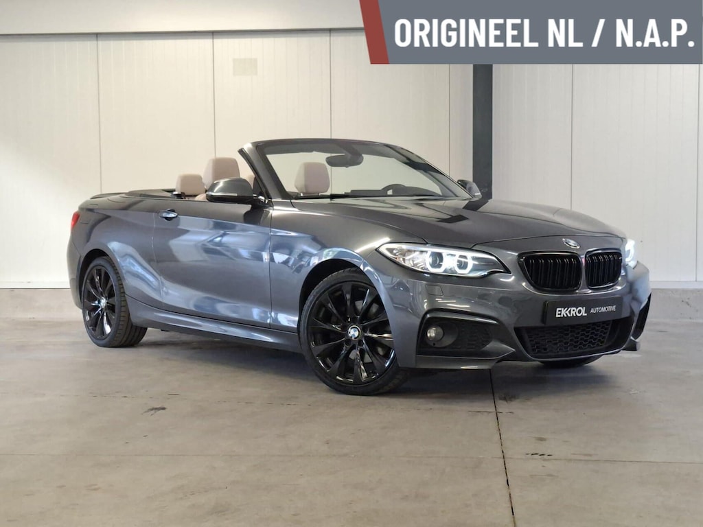 BMW 2-Serie Cabrio 220i Automaat (Org NL/M-Pakket/Leder/NAP)