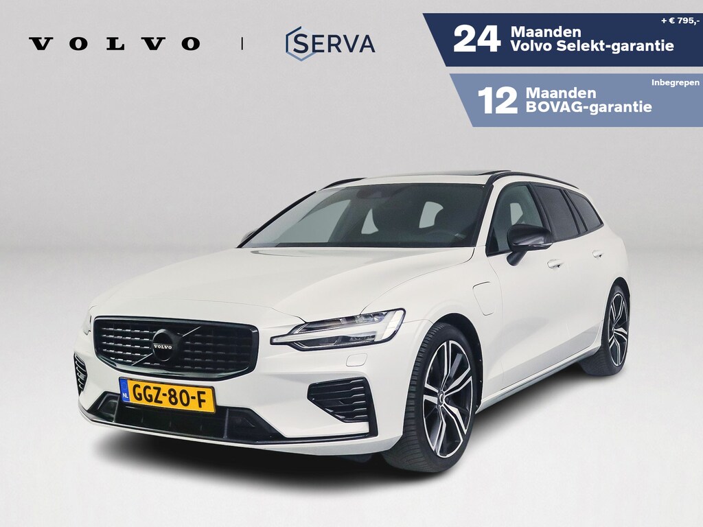 Volvo V60 T6 Plug-in hybrid AWD Ultimate Dark | Panoramadak | Parkeercamera | Head-up display | Harman Kardon | Stoel- en Stuurverwarming