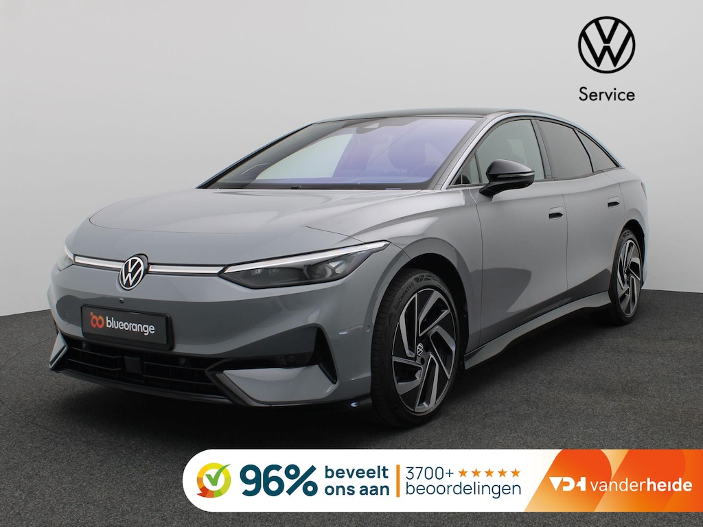 Volkswagen ID.7 Pro Business 77 kWh 286PK Aut. SOH 100%, 360gr. Camera, Head-Up Display, Warmtepomp, 20" LM Velgen, Keyless, Side Assist, Memorystoel