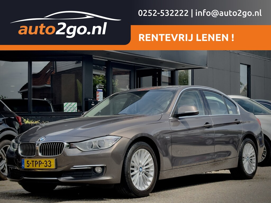 BMW 3-Serie 316i AUT8 LUXURY-LINE LEDER NAVI AIRCO LED LMV PDC