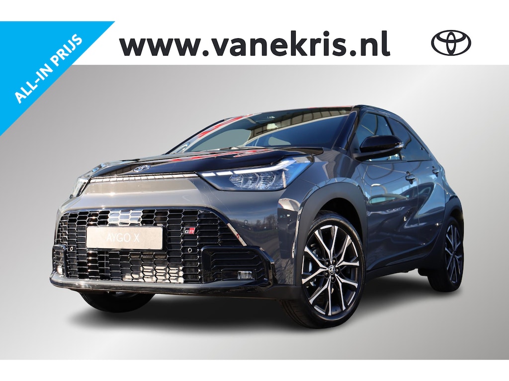 Toyota Aygo X Hybrid 115 GR Sport, Nieuw uit voorraad leverbaar met €1.500,- inruilpremie!