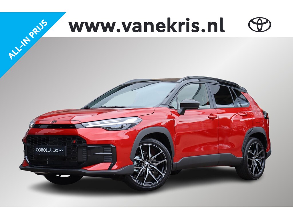 Toyota Corolla Cross Hybrid 180 GR Sport Panoramisch dak, Nieuw en direct leverbaar met €3.000 inruilvoordeel