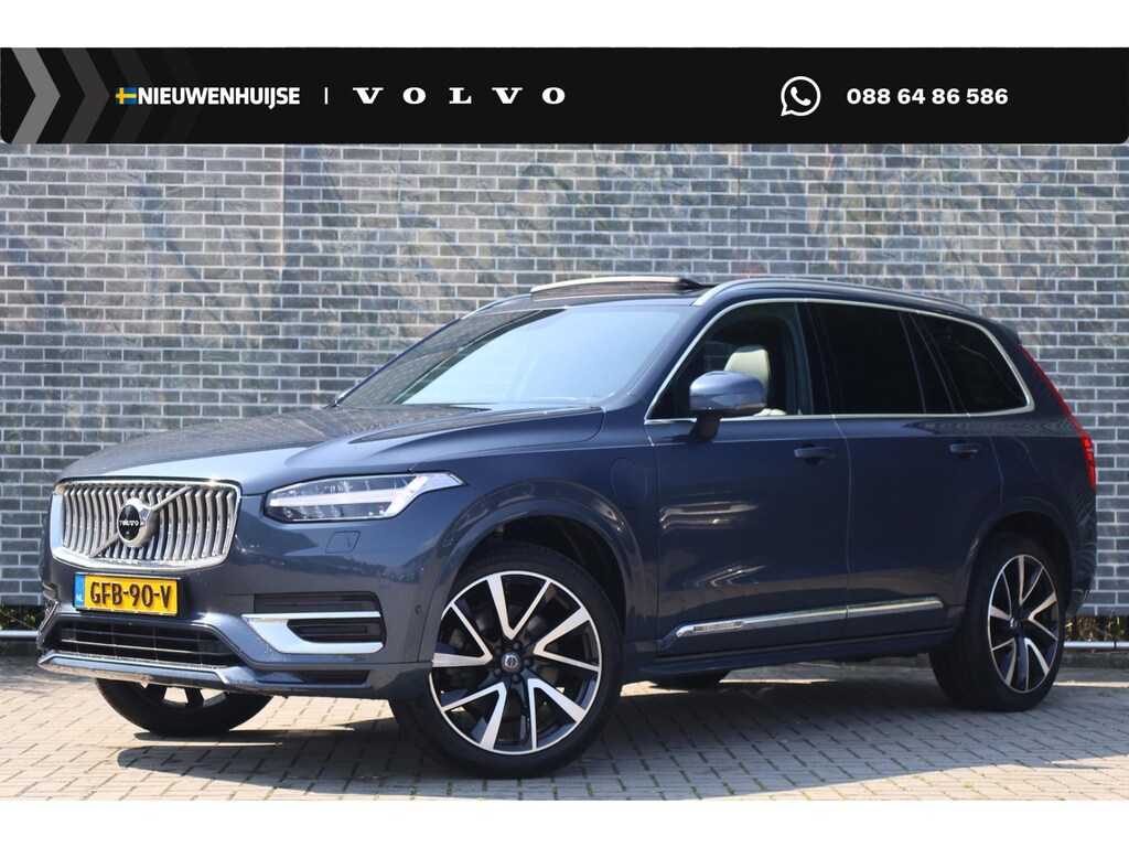 Volvo XC90 2.0 T8 Recharge AWD Business Pro | Plug-in Hybrid (PHEV) | Trekhaak | Luchtvering | Harman Kardon Audio | Head-up Display | 360 Graden Camera | Panoramadak | Alarm | Stoelverhoger | Stoelverwarming voor en achter | Navigatie | Apple Carplay | Android Auto