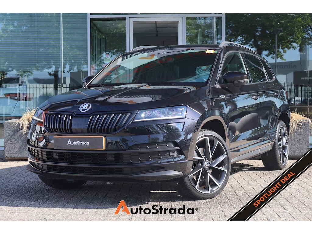 Skoda Karoq 1.5 SportLine TSI ACT 150pk | Trekhaak | Stoelverwarming | Virtual | Camera | Keyless | Sfeer | Carplay | Navigatie