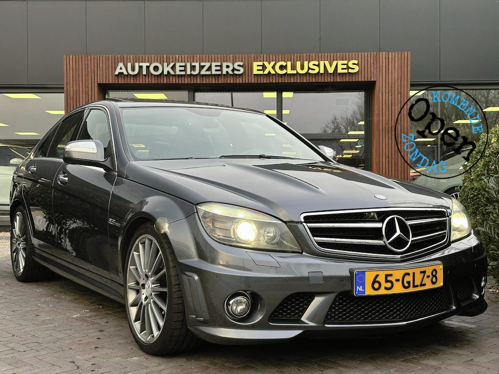 Mercedes-Benz C-klasse AMG 63 Schuifdak Leer Carbon Xenon Keyless Performance 487PK!