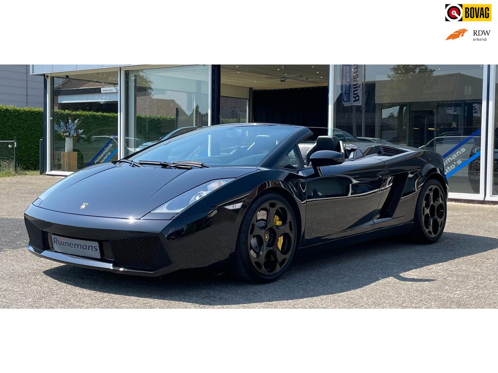 Lamborghini Gallardo 5.0 V10 Spyder NERO / YOUNGTIMER