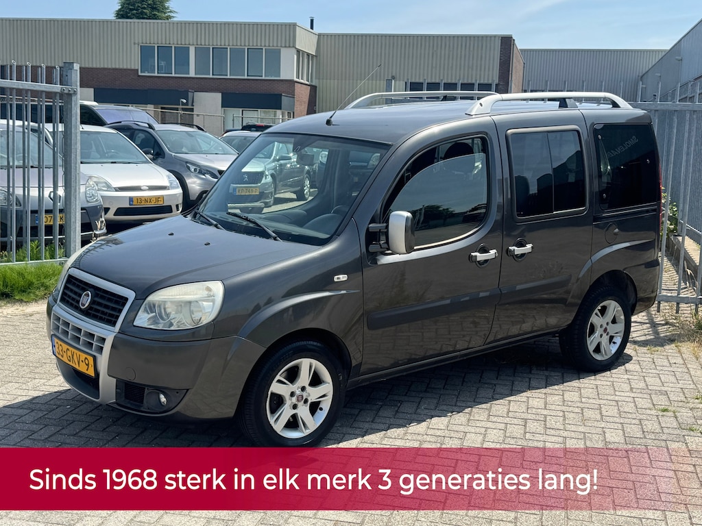 Fiat Doblò 1.4 Malibu 5 persoons! NL AUTO NAP! Airco l PDC l 2 x schuifdeur l Elek pakket! TOPSTAAT l Goed onderhouden!