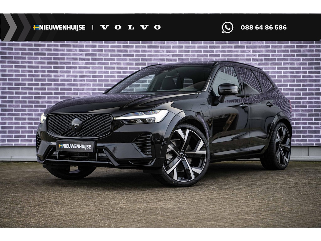 Volvo XC60 2.0 T8 Plug-in hybrid AWD Ultra Black Edition Executive | Luchtvering | 22" | Gelamineerd Glas | Bowers & Wilkins | Stoelmassage & Ventilatie | Stoel & Stuurverwarming | 360 Camera | Pilot Assist | BLIS |