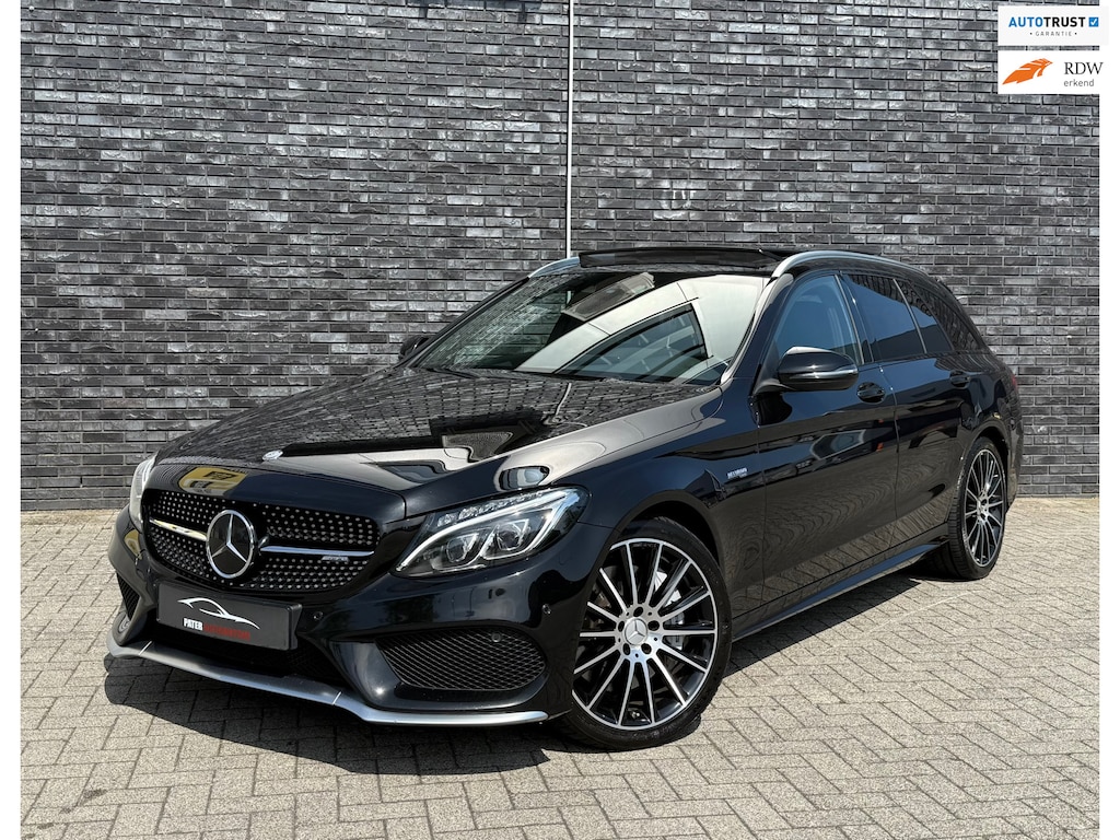 Mercedes-Benz C-klasse Estate AMG 43 4MATIC 367pk|BSA|Burmester|Led ILS|ACC|Camera|Panorama|Rode Gordels