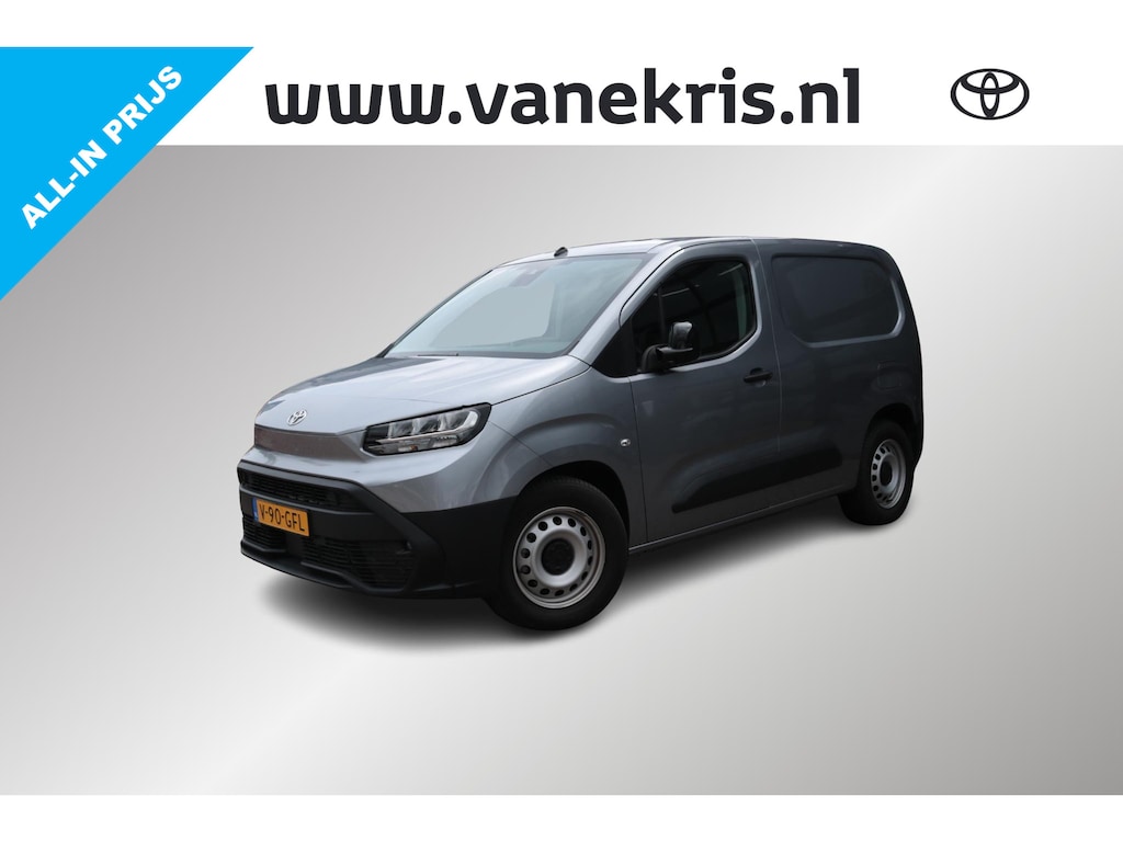 Toyota ProAce City 50 kWh 136pk Challenger Apple & Android auto, Cruise controle, Stoelverwarming, Parkeer sensoren, Laadvloer, Demo voordeel!
