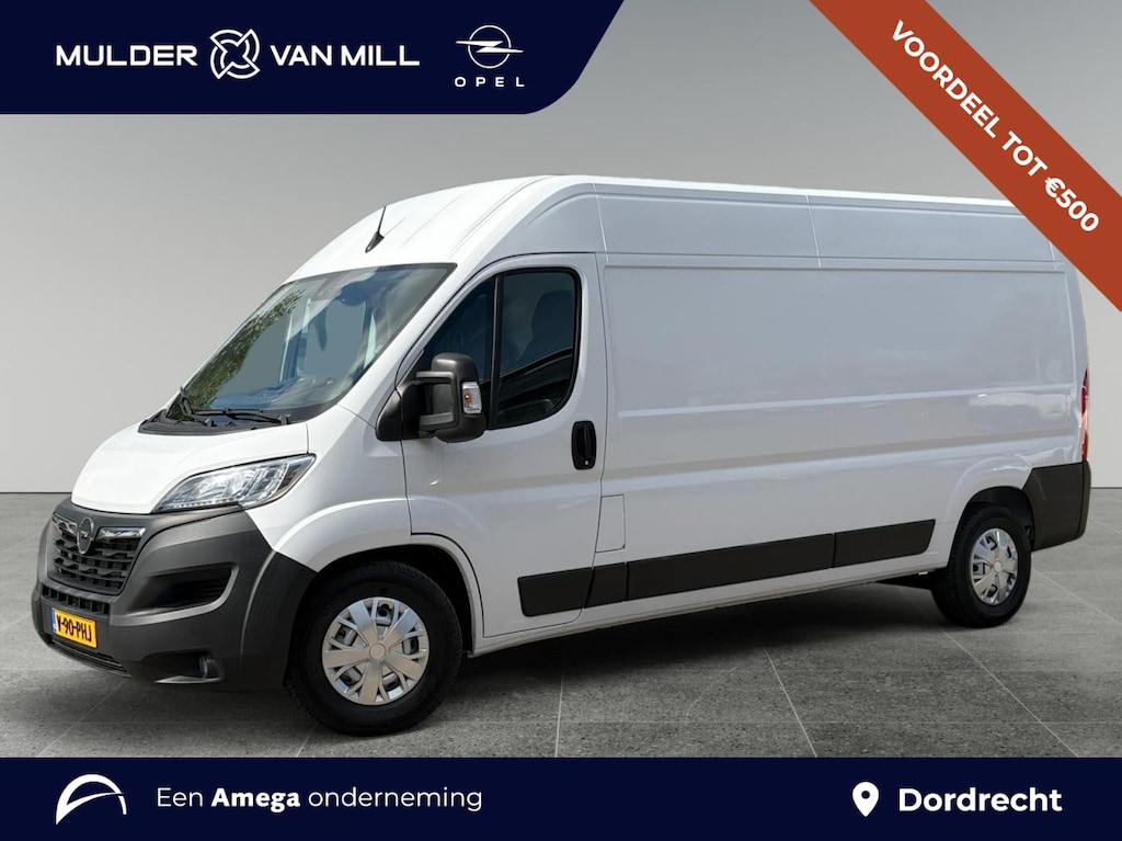 Opel Movano-e Electric L3H2 HEAVY 3.5t 70kWh 122pk | NAVI | CAMERA | MULTIMEDIA | BLUETOOTH | STUURWIELBEDIENING | PARKEERSENSOREN ACHTER | 3-ZITS | BESTUURDERSSTOEL COMFORT MET ARMSTEUN | AIRCO | CRUISE CONTROL | MISTLAMPEN | POST NL | POSTNL