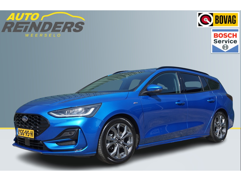 Ford Focus Wagon 1.0 EcoBoost Hybrid ST Line 155pk Automaat + LED/ Carplay/ Camera/ Schitterend/ Garantie!