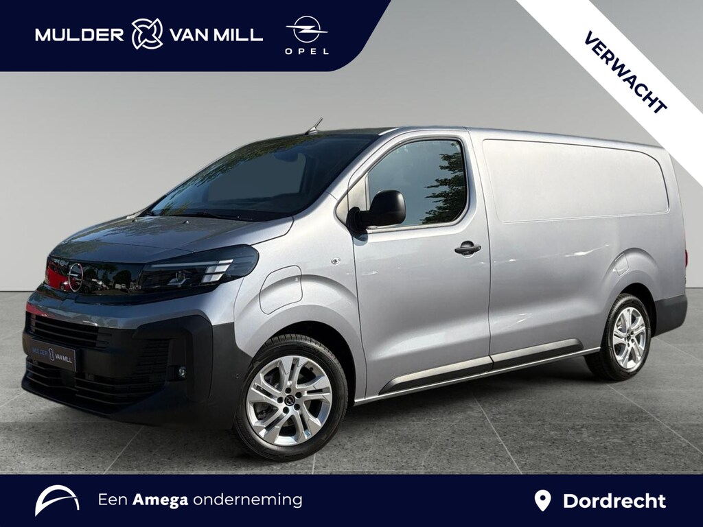 Opel Vivaro-e Electric L3 75 kWh 136pk | 8 jaar garantie | 0% financial lease | Houten afwerking laadruimte | Full LED koplampen | 17 inch lichtmetalen velgen | Surround View | Multimedia | Draadloze Apple Carplay en Android Auto | NAVI | Dode hoek detectie | Achteruitrijcamera | Parkeersensoren voor en achter | Mistlampen | Elektrisch inklapbare spiegels | Automatische verlichting | Stuurwielbediening | LED laadruimteverlichting | Bank voorpassagiers | Bestuurdersstoel comfort | Scheidingswand comfort met raam | Reservewiel | van €50.120 voor €38.495 ex. BTW rijklaar