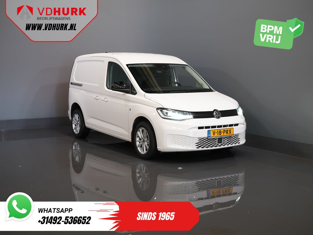 Volkswagen Caddy Cargo 2.0 TDI 125 pk DSG Aut. LED/ Adapt.Cruise/ Standkachel/ Carplay/ Stoelverw./ Airco/ Camera/ 16”LMV/ PDC/ Trekhaak