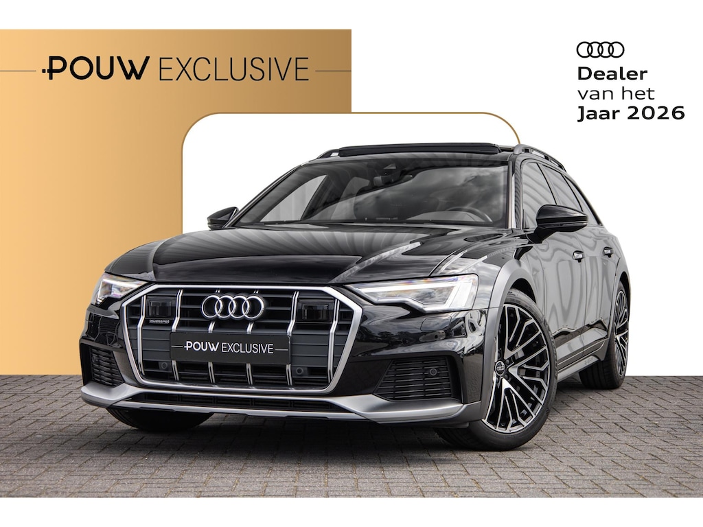 Audi A6 Allroad Avant quattro 55 TFSI 340pk Pro Line Advanced | Panoramadak | Trekhaak | 20" Velgen | Adaptive Cruise | Leder/Alcantara Bekleding | Luchtvering