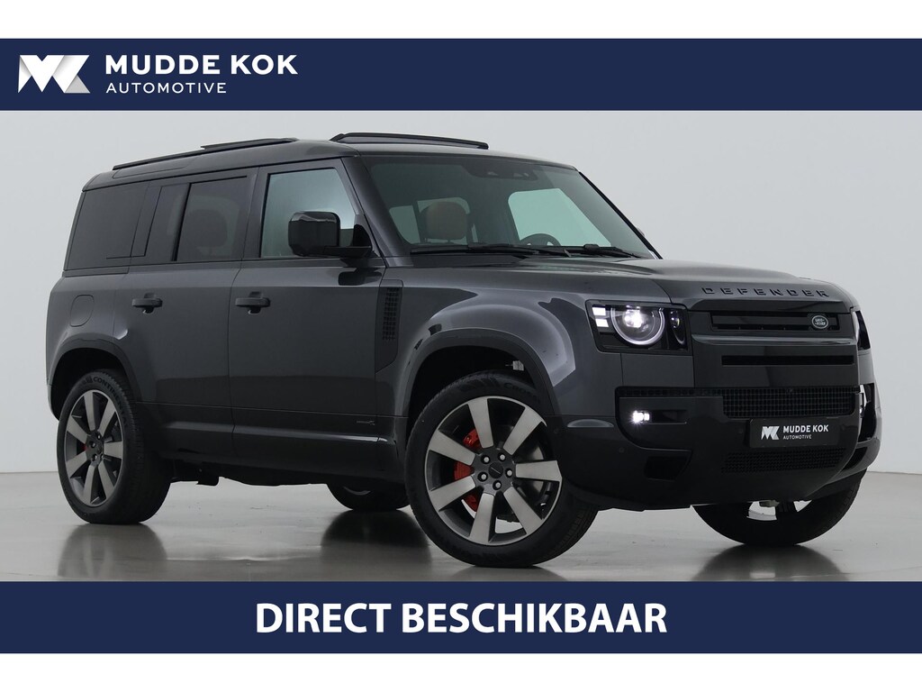 Land Rover Defender 110 P300e X | ClearSight | Meridian Surround | Trekhaak | Luchtvering | Koelbox | Panoramadak | 22 Inch