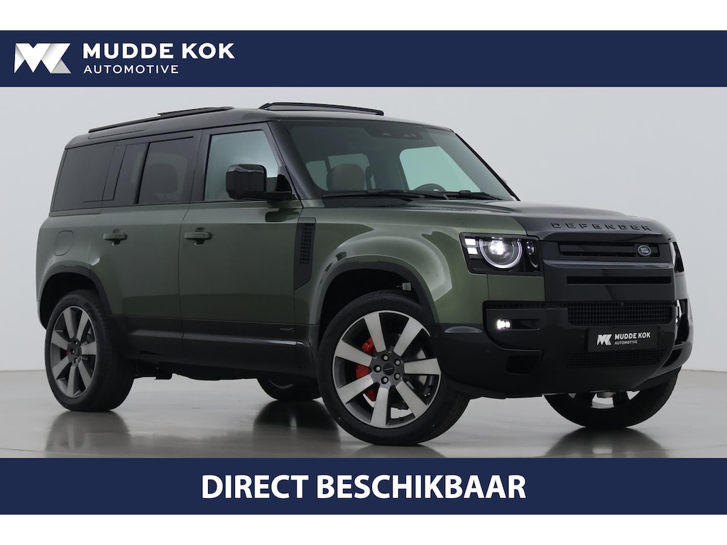 Land Rover Defender 110 P300e X | ClearSight | Meridian Surround | Trekhaak | Luchtvering | Koelbox | Panoramadak | 22 Inch