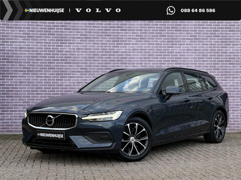 Volvo V60 2.0 B3 Essential Edition | Select Sport Leder zitvlakverlengers |Parkeercamera | Stoel/stuur verwarming | Apple Carplay/Android auto | Metallic lak |