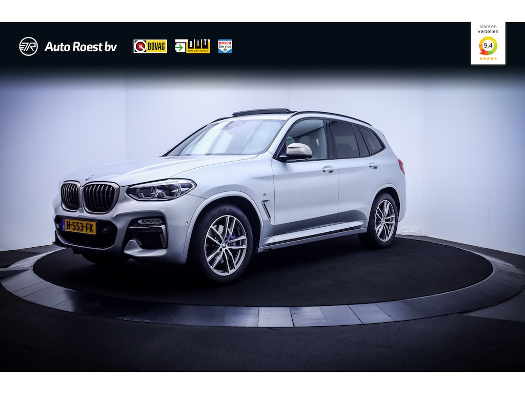 BMW X3 M40i xDrive High Executive PANO | 360 CAM | MEMORY | STOELKOELING+VERW | LEDER | ELEK KLEP | LMV 19''