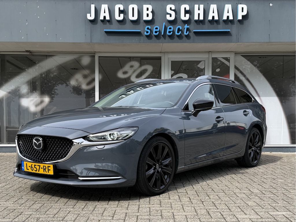 Mazda 6 Sportbreak 2.0 SkyActiv-G 165 Luxury / Automaat / Camera / Carplay / verw. & gev. v. stoelen / Leder /