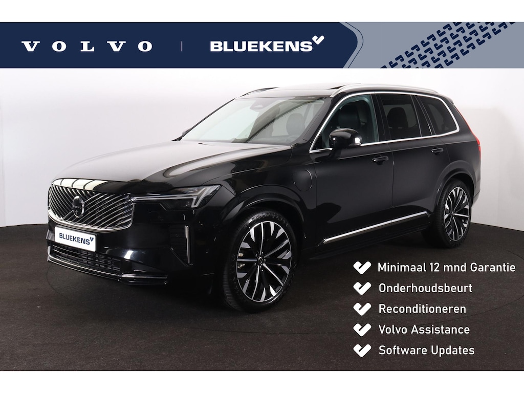 Volvo XC90 T8 Recharge AWD Ultra Bright - Luchtvering - Panorama/schuifdak - IntelliSafe Assist & Surround - 360º Camera - Bowers & Wilkins audio - Adaptieve LED koplampen - Verwarmde voorstoelen, stuur & achterbank - Parkeersensoren voor & achter - Elektr. bedienb. voorstoelen met geheugen - Geventileerde voorstoelen - Head up display - Draadloze tel. lader - Extra getint glas - 21' LMV