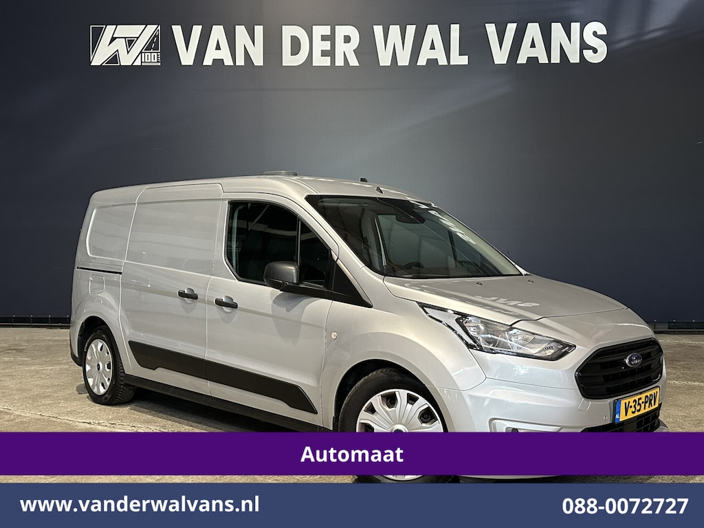Ford Transit Connect 1.5 EcoBlue 120pk Automaat L2H1 Euro6 Airco | 2x Zijdeur | 3-Zits | Camera | Navigatie | Cruisecontrol Apple Carplay, Android Auto, Stoelverwarming, Verwarmde voorruit, Parkeersensoren, Bijrijdersbank