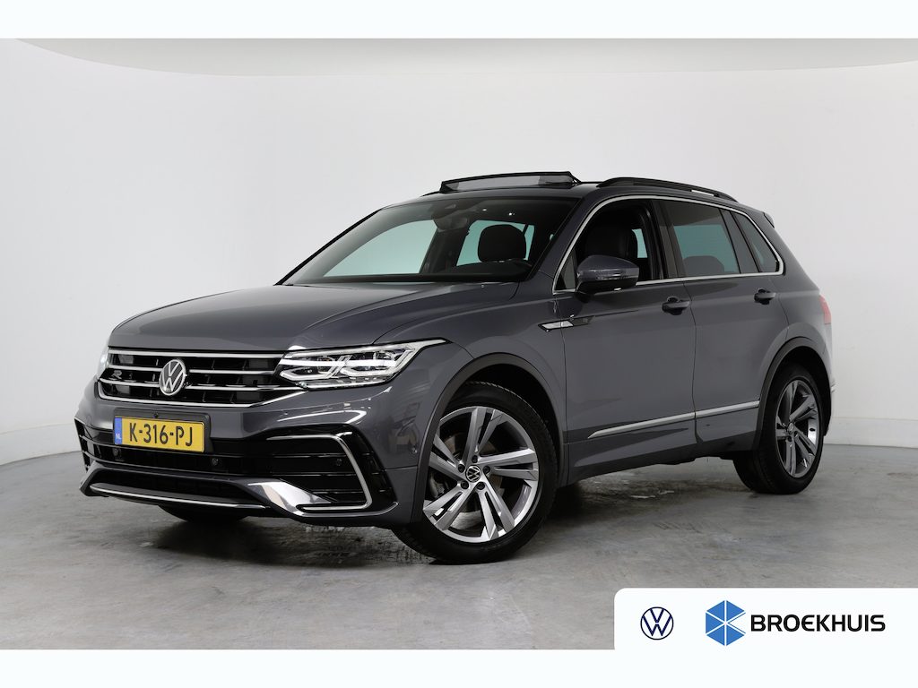 Volkswagen Tiguan 1.5 TSI R-Line | 1e Eigenaar! | Open Dak | IQ Light | Virtual | Stoel/Stuur Verwarming | Navi | Camera | Cruise Adaptive | Elk. Achterklep | Keyless | Clima