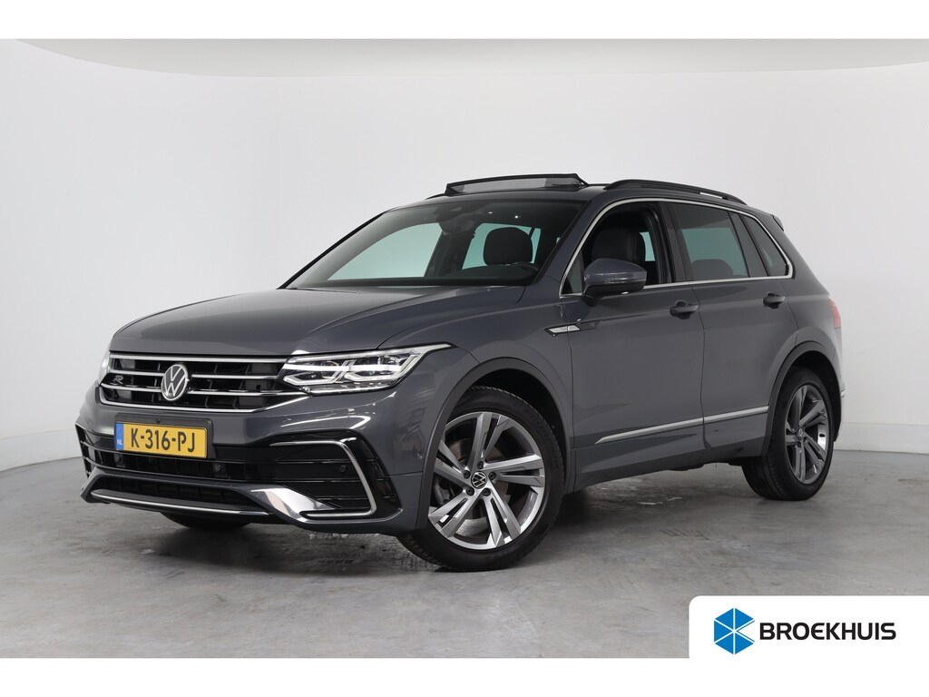 Volkswagen Tiguan 1.5 TSI R-Line | 1e Eigenaar! | Open Dak | IQ Light | Virtual | Stoel/Stuur Verwarming | Navi | Camera | Cruise Adaptive | Elk. Achterklep | Keyless | Clima