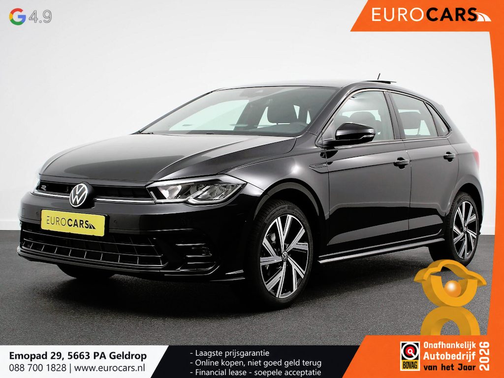 Volkswagen Polo 1.0 TSI DSG R-Line DEMO ! Panorama dak Navigatie App Connect/Apple Carplay/Android Auto Climate Control DAB LED Parkeer sensoren Camera Cruise control adaptieve Lichtmetalen velgen