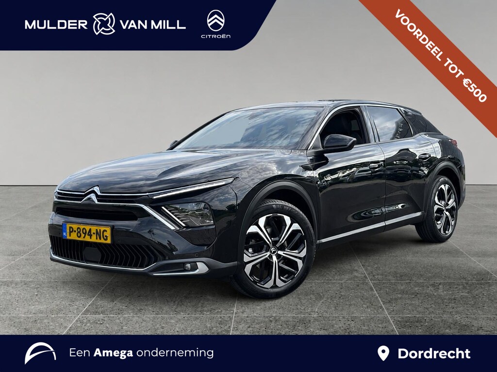 Citroën C5 X Shine Business Plus 1.2 Turbo 130pk EAT8 | LEDER | STUURVERW. | KEYLESS ENTRY | HUD | CAMERA | NAVI |