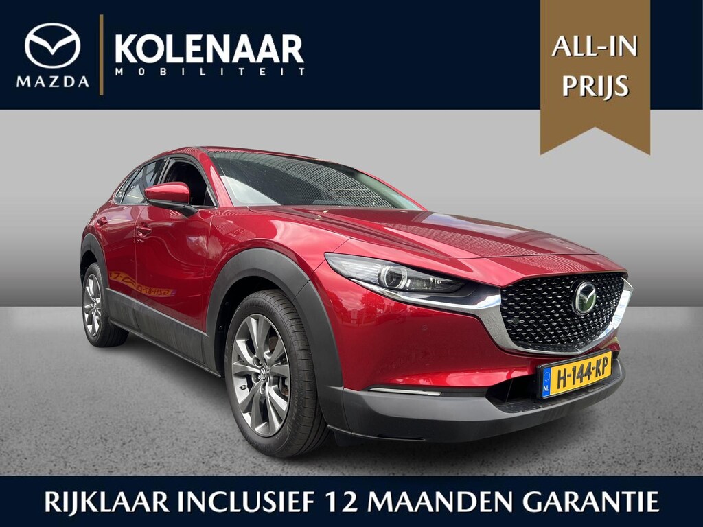 Mazda CX-30 2.0 e-SkyActiv-X M Hybrid Luxury 1e Eigenaar | Dealer onderhouden | HUD | Keyless | Memory | Carplay | ACC