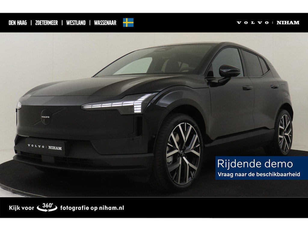 Volvo EX30 TWIN MOTOR PERF. ULTRA BLACK EDITION EUROPA 69 kWh -PANO.DAK|HARMAN/KARDON|360°CAM|AUT.INPARKEREN|POWER-SEATS|BLIS|20"|PRIVACY.GLAS