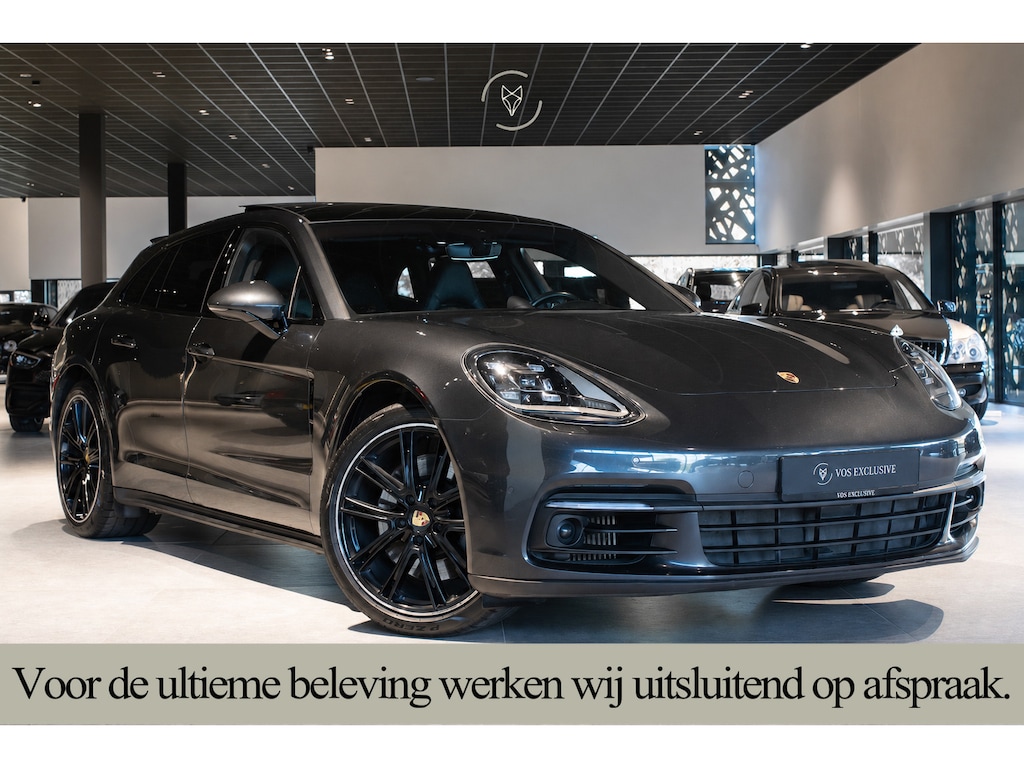 Porsche Panamera Sport Turismo 2.9 4S Sportchrono Luchtvering|Keyless|ACC|Stoelventilatie|Softclose|Bose|Pano|21''|Sportuitlaat|Mem|LED|Softclose