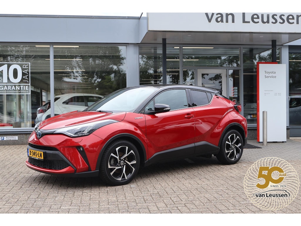 Toyota C-HR / C-HR+ 1.8 HYBRID BI-TONE STUUR/STOEL&WISSERVERW. DODEHOEK DETECTIE ALL-SEASON PARELMOER/BI-TONE-LAK KEYLESS LED