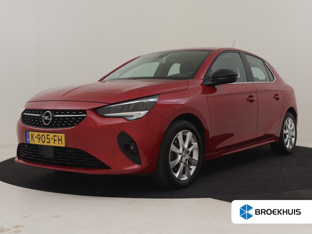 Opel Corsa 1.2 Elegance 102 PK | Achteruitrijcamera | Parkeersensoren voor/achter | Apple carplay Android auto | Cruise control | Bleutooth | DAB | Airco | Verkeersborden detectie | Rijstrooksensoren |16"LMV
