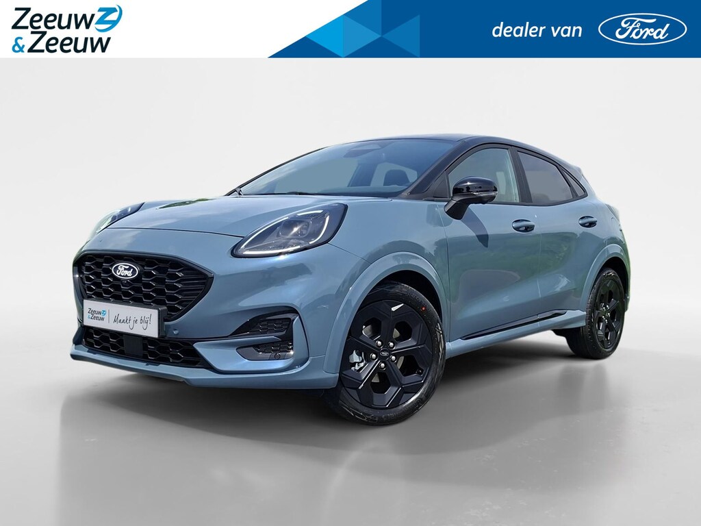Ford Puma 1.0 EcoBoost Hybrid BlueCruise Edition 155Pk | Winterpack | 18" Lichtmetaal | 360Camera | Adaptive Cruisecontrol | BLIS | El. Achterklep | Unieke bekleding | Nieuw op voorraad!