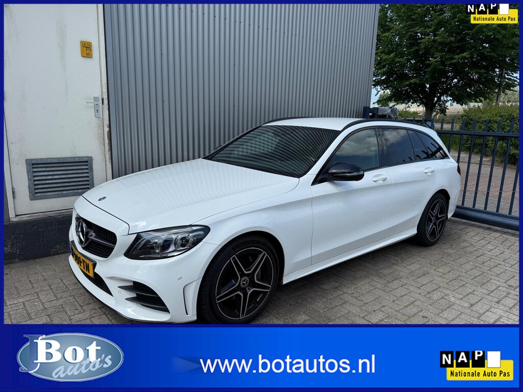 Mercedes-Benz C-klasse Estate 180 Business Solution AMG / ECC / CRUISE / NAVI / CAMERA / SENSOREN / LEDER / TREKHAAK