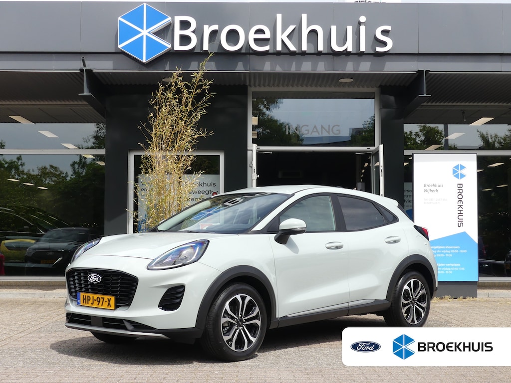 Ford Puma 1.0 EcoBoost Hybrid Titanium | TREKHAAK | CAMERA | STUUR+STOEL+VOORRUITVERWARMING | ELEKTRISCHE ACHTERKLEP | PARKEERSENSOREN | LMV 17" | NAVI |