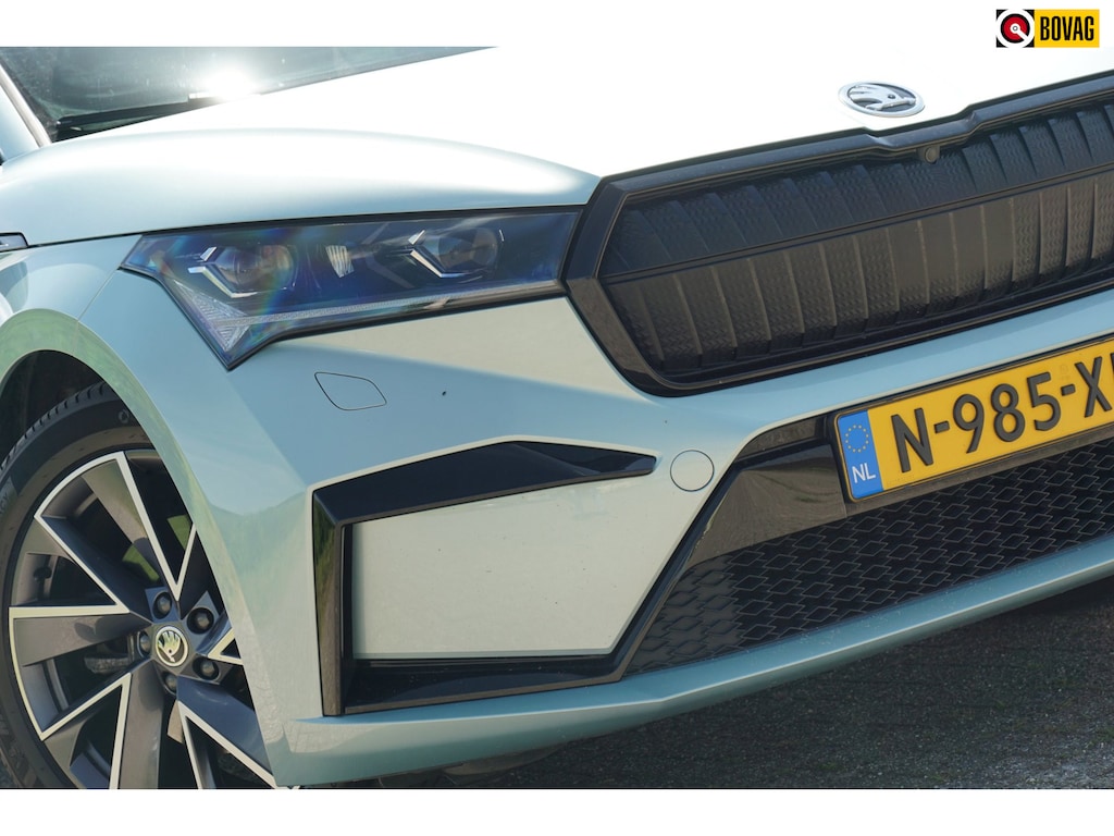 Skoda Enyaq iV 60 Sportline - Arctic Silver - Sport Plus - SmartLink - Topstaat