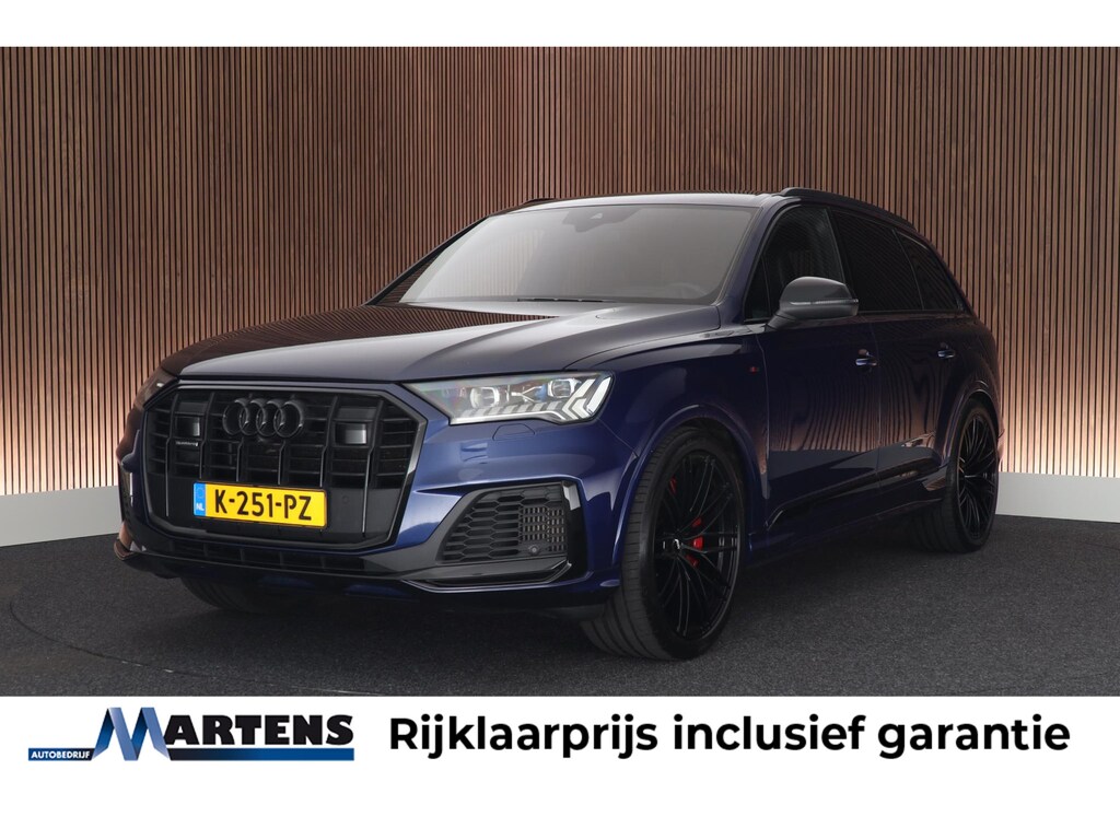 Audi Q7 60 TFSI e 462pk quattro S-Line Competition Trekhaak Camera Leder Laser LED Luchtvering HUD Bose Virtual Cockpit Navigatie