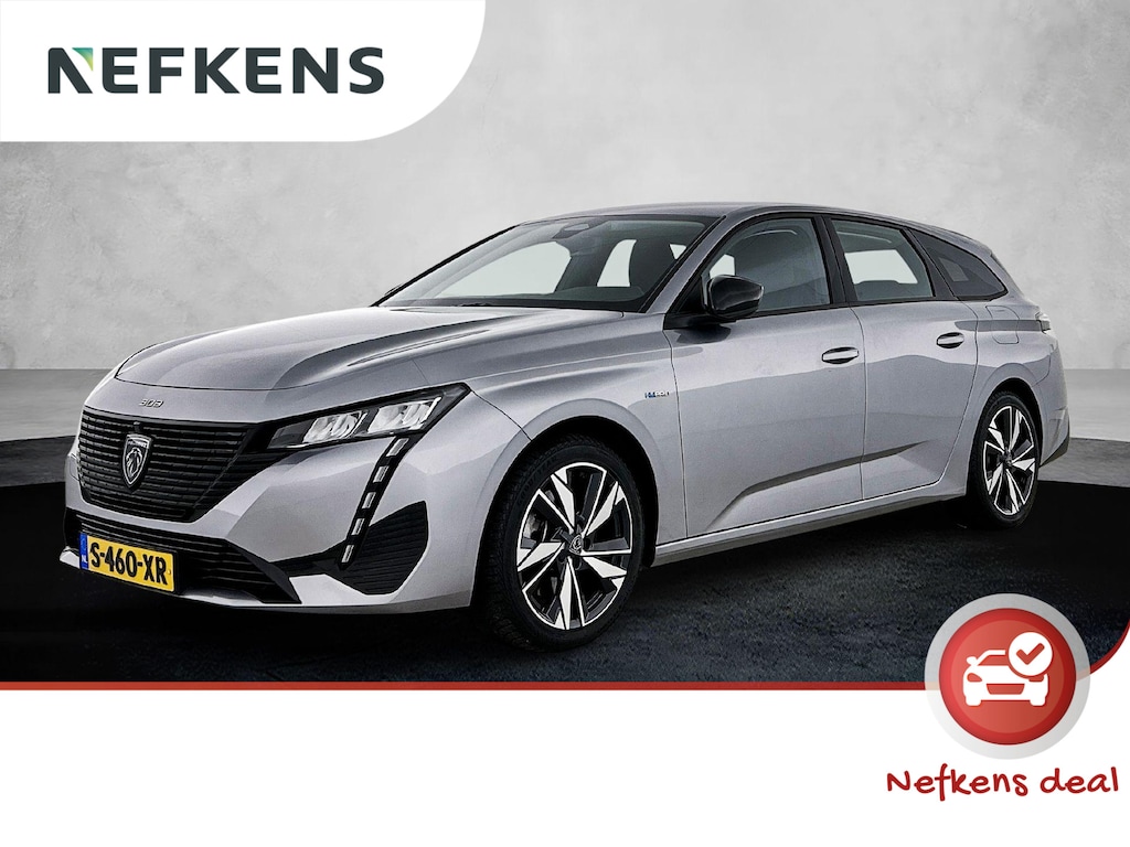 Peugeot 308 SW Active Pack Business 1.6 Plug-in Hybrid 180pk Automaat | Navigatie | Climate Control | Cruise Control | Parkeersensoren | Led koplampen | Keyless start | Draadloze Apple Carplay / Android Auto | Volledig digitaal instrumentenpaneel | Elektrisch inklapbare spiegels | Trekhaak | 17" lichtmetalen velgen |